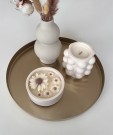 Hvitt blomsterbolle S thumbnail