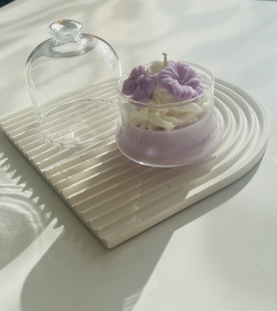 Duftlys i eksklusiv skål