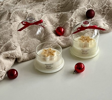 God Jul duftlys i eksklusiv skål 