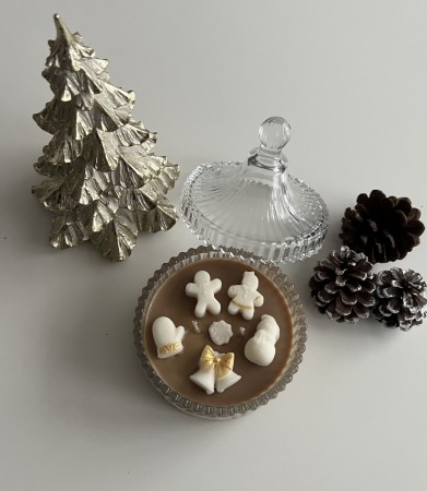 Pepperkake i glass med lokk